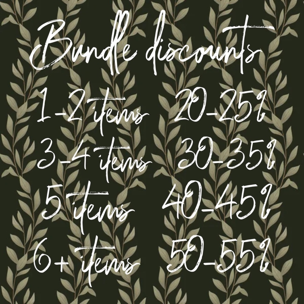 💲Bundle Discounts💲